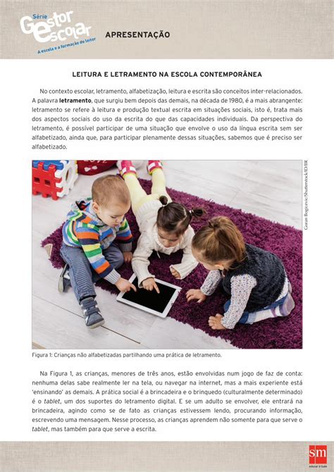 Pdf Leitura E Letramento Na Escola Contempor Nea Pr Tica Imitada E