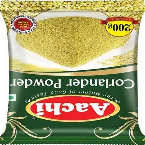 Natural Green 200 Gram Aachi Coriander Powder Packet At Rs 28 Pack In