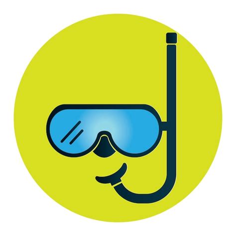 Premium Vector Snorkel Gear Icon Vector Illustration Symbol Design