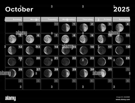 Phases Of The Moon Calendar October Moyna Tiffani