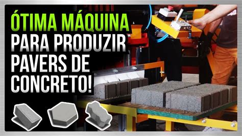 M Quina Para Fabricar Blocos E Pavers Mais Vendida Produtiva Hp