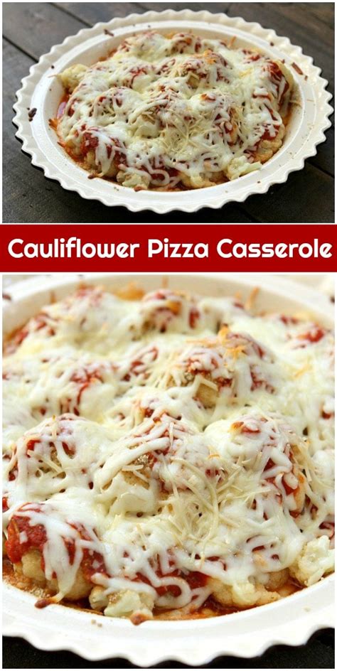 Cauliflower Pizza Casserole Recipe Girl