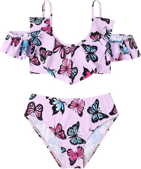 Poo4kark Familie Bademode Mama Tochter Bikini Set Eltern Kind Bikini