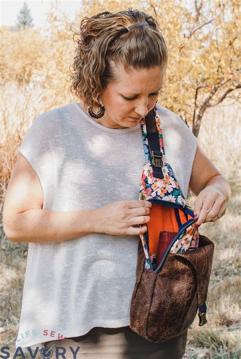 Sling Backpack Free Pattern Life Sew Savory