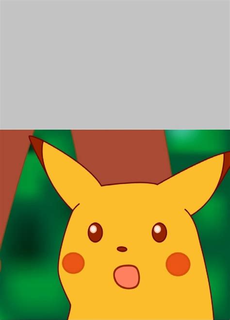 Создать мем Pikachu Surprised Pikachu Meme пикачу шаблон Картинки