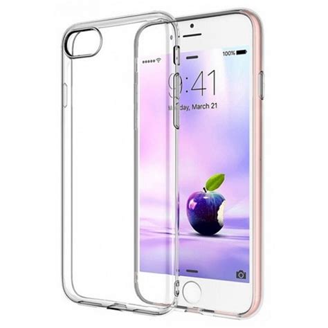 Capa Silicone Apple Iphone 7 8 Plus Transparente