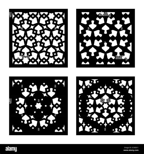 Laser Cut Vector Panel Cnc Decor Pattern Jali Design Interior