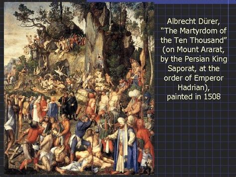 Albrecht D Rer The Martyrdom Of The Ten Thousand