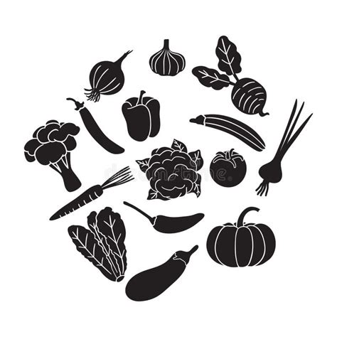 Vegetables Icon Stock Vector Illustration Of Food Plant 189466398