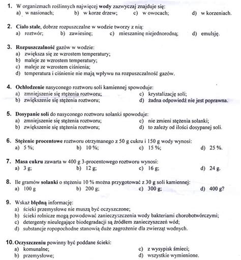 Kinematyka Sprawdzian Klasa 7 Pdf Nowa Era