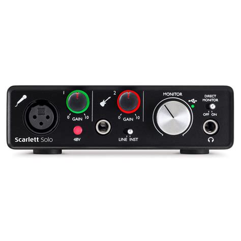 Focusrite Scarlett Solo 2nd Gen Interface De Audio Na Gear4Music