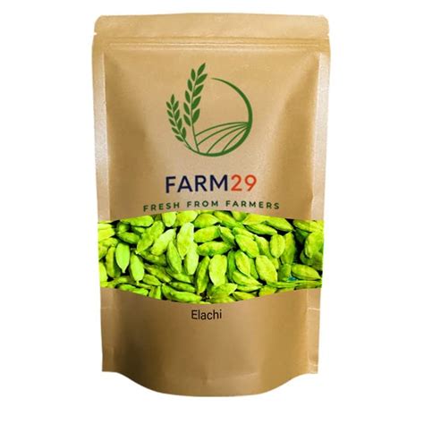 Farm 29 Fresh From Farmers Green Cardamom Sabut Choti Hari Elaichi