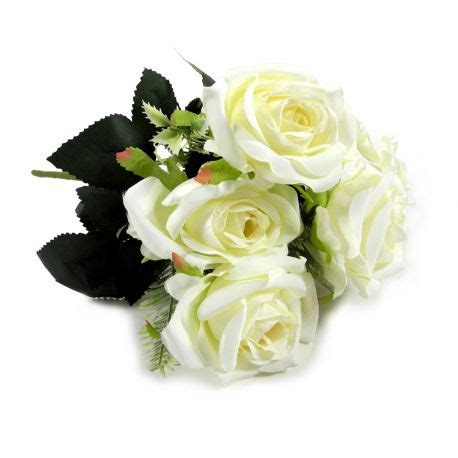 Descubra Kuva Bouquet De Rose Blanche Artificielle Thptnganamst Edu Vn