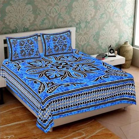 King Size Bed Sheet Pure Cotton Printed Bed Sheets Manufacturer From Jaipur