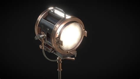 Vintage Spotlight 3d Model By Irs1182 A8a6ab5 Sketchfab