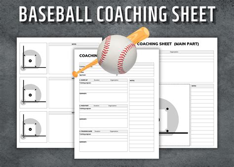 Baseball Coaching Sheet Baseball Practice Plan Baseball Game Day