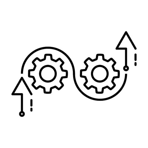 Icono De Proceso ágil Flecha De Desarrollo De Metodología De Software