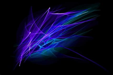 Premium PSD | Purple and blue abstract background with a black background