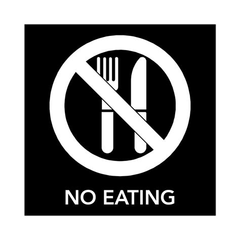 No Eating Signs - Epic Signs