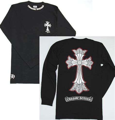 【楽天市場】クロムハーツ Chrome Hearts メンズ長袖tシャツ ロングtシャツ Xlサイズ ブラック 黒 【あす楽対応】【正規品】【smtb Td】【yokohama】【ydkg