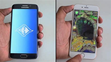 Samsung Galaxy S6 Edge Vs IPhone 6 Speed Test 4K YouTube