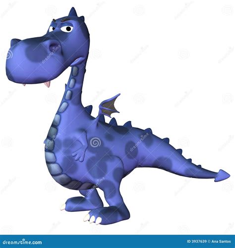 Blue Dragon Cartoon Royalty Free Stock Images - Image: 3937639