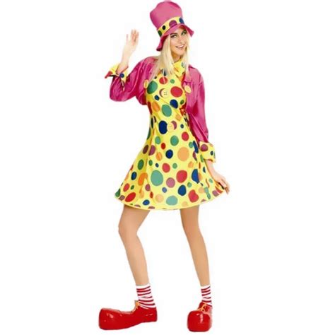 Buy New Cosplay Dot Clown Costume Sexy Adult Female