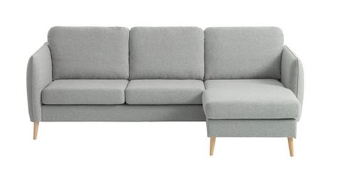 Sofa Aarhus Chaiselongue Rechts Hellgrau Jysk