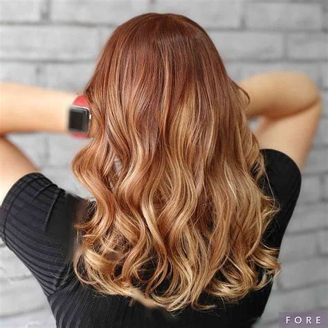 Sweetest Strawberry Blonde Balayage Hair Color Ideas