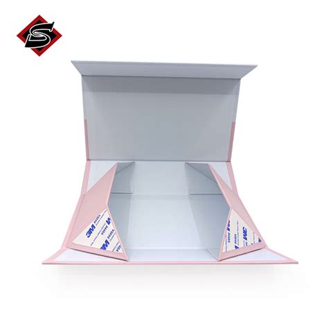 Paper Collapsible Rigid Cardboard Flat Packed Packaging Luxury T Magnetic Foldable Box