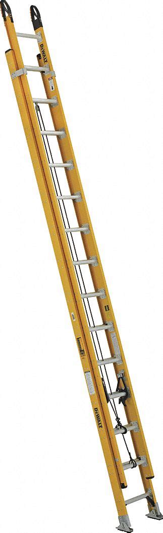 Dewalt 28 Ft Overall Ht Fiberglass Extension Ladder 20y008 Dxl3420 28pg Grainger