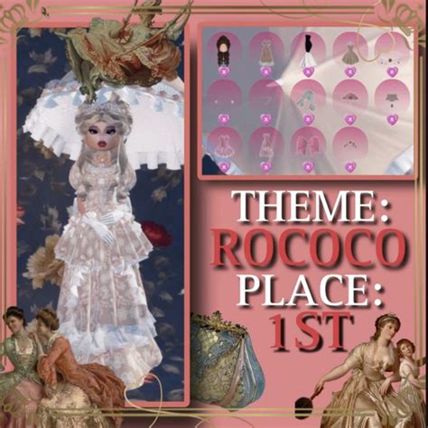 DTI DRESS TO IMPRESS ROCOCO In 2024 Rococo Dress Rococo Fashion