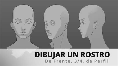 C Mo Dibujar Un Rostro De Frente Y De Perfil Youtube