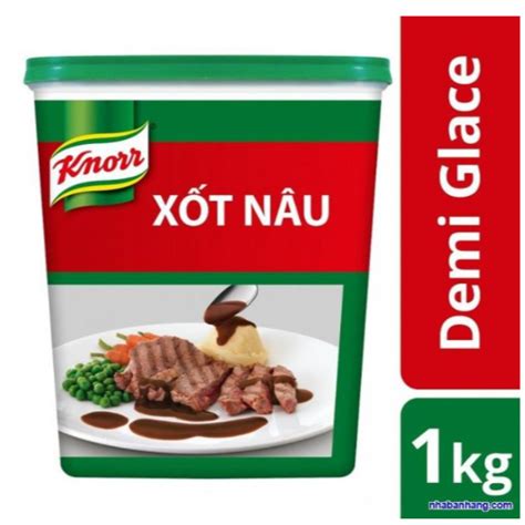 XỐt NÂu Demi Glace Knorr HỘp 1kg Hmfoods Shopee Việt Nam