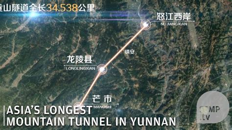 Asias Longest Mountain Tunnel Built For Yunnan Railway Project Youtube