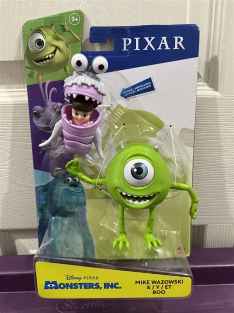 Disney Pixar Monsters Inc Mike Wazowski Boo Poseable Pack Mattel