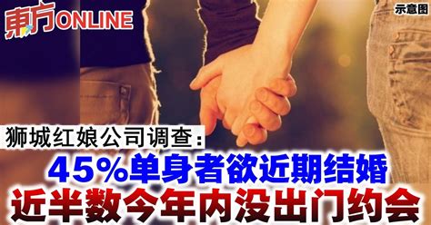 狮城红娘公司调查：45单身者欲近期结婚 近半数今年内没出门约会 国际 東方網 馬來西亞東方日報