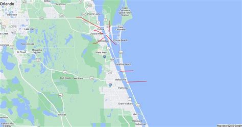 Florida Brevard County Saltwater Fishing Piers Scribble Maps