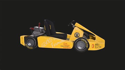 Go Kart 3d Model Cgtrader