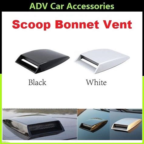 Universal Car Decorative Air Flow Intake Scoop Bonnet Vent Sticker