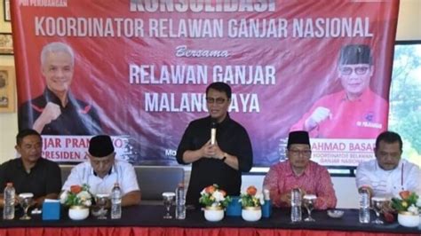 Ketua TKRPP 2024 Ahmad Basarah Resmikan Kantor Relawan Ganjar For