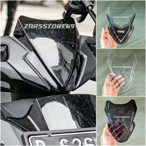 Visor New Vario Model Standar Bening Smoke Dan Carbon Windshield