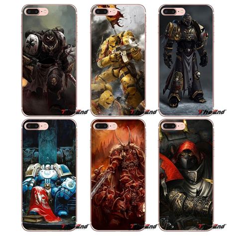 Warhammer 40K Games Workshop TPU Soft Case For IPhone X 4 4S 5 5S 5C SE