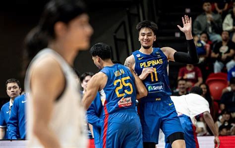 Fresh From Pair Of Blowouts Gilas Pilipinas Climbs 1 Spot In Fiba