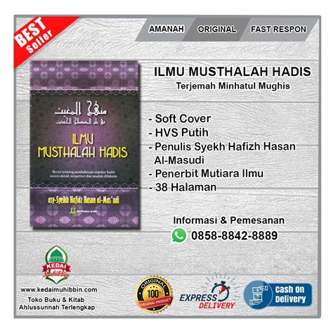 Jual ILMU MUSTHALAH HADIS Terjemah Minhatul Mughis 100 Buku Islam