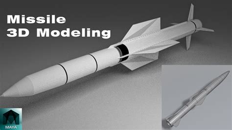 Missile Missile Modeling In Maya D Missile Modeling Youtube