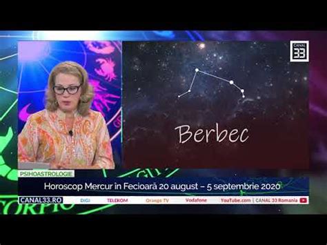 Horoscop Berbec Mercur N Fecioar August Septembrie Cu