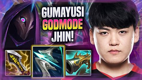 GUMAYUSI LITERALLY GOD MODE WITH JHIN T1 Gumayusi Plays Jhin ADC Vs