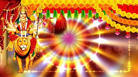 New Background Video Maa Durga Background Video Hd Durga Maa Background