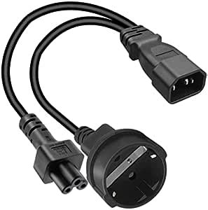 Amazon Toptekits C To C Eu Mm Y Splitter Power Plug Cord